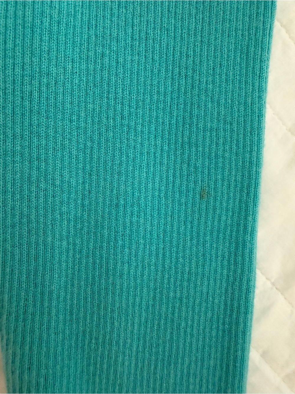 Tory Burch Cashmere Cardigan Gold Logo Buttons Tiffany Blue Size Small - Picture 12 of 13